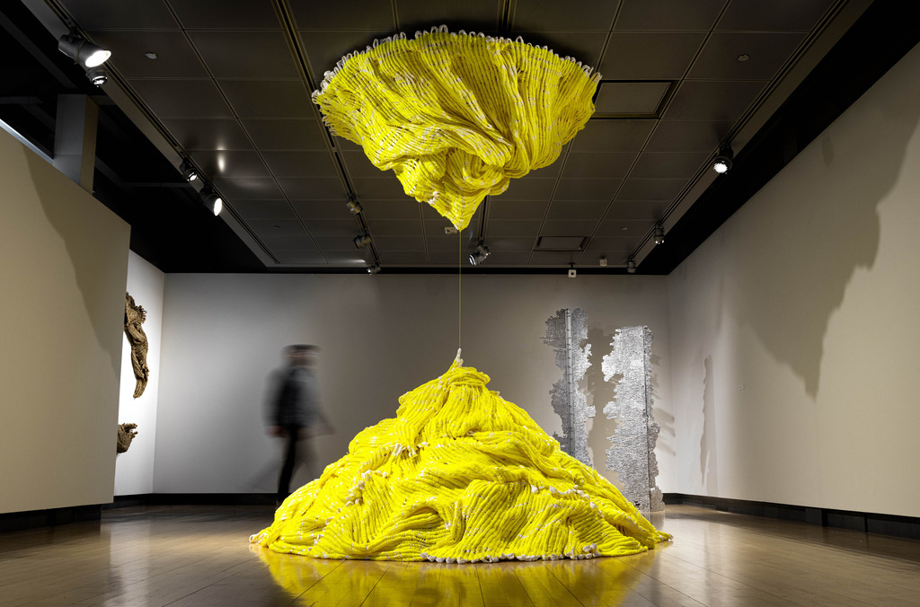 Picture of Mimi Jung: An Unfinished Origin sculpture at the Jordan Schnitzer Art Museum in Pullman