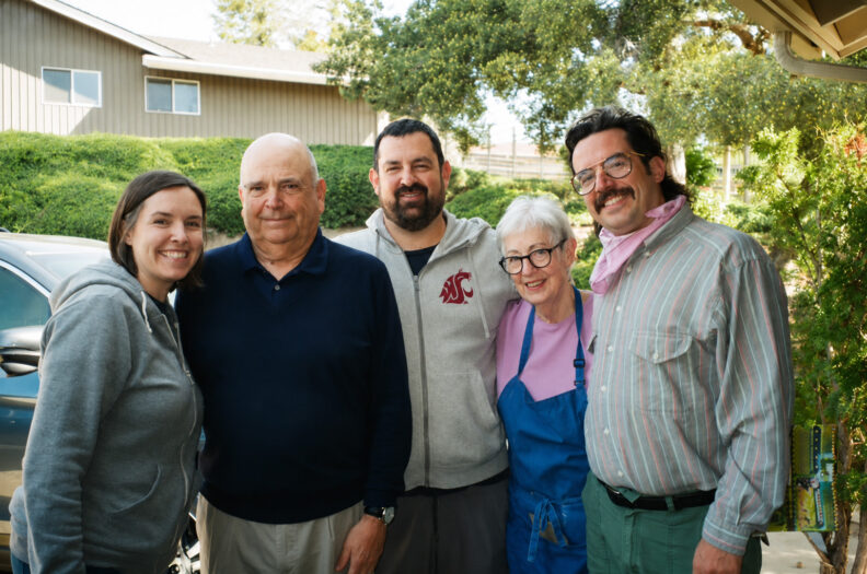 Schlect family from left to right: Emily, Chris, Fred, Janet, and Walter