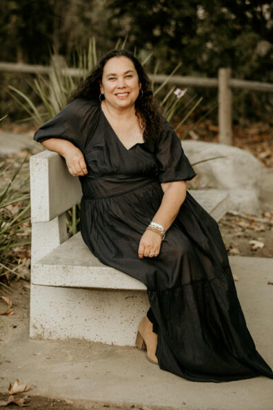 A solo picture of Aunjelique Andersen. 