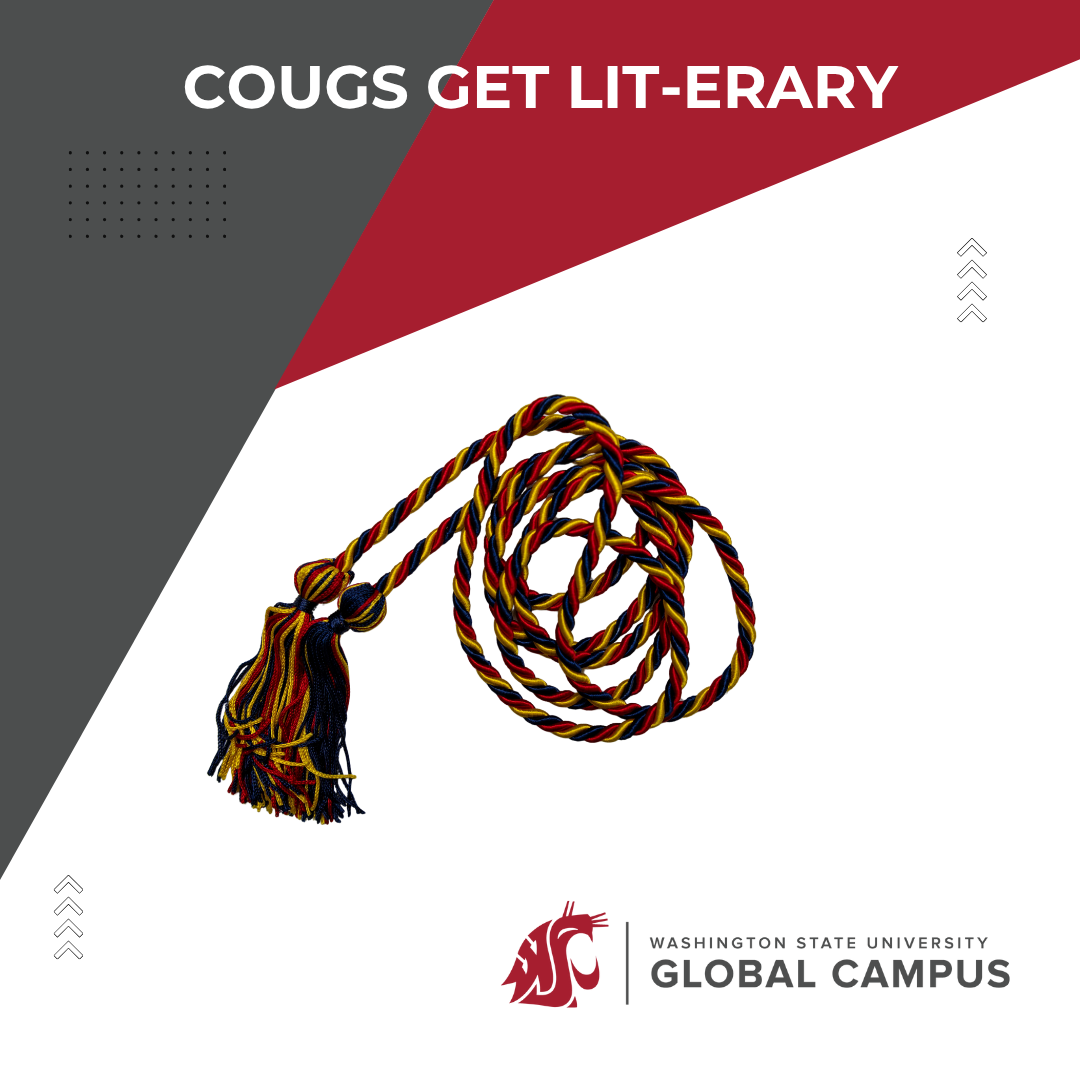 Red, yellow, and black graduation cord