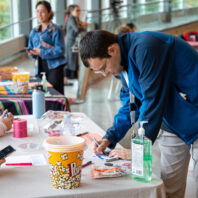 Untold Stories Event participant checking in