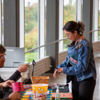 Untold Stories Event participant checking in