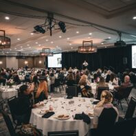WSU Global Campus Graduates celebrated with the ASWSUG team and Global Campus staff at the Delta Marriott in Everett WA on May 5, the night before the commencement ceremony.