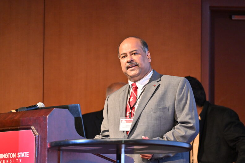 Dr. Partha Pande speaking at the ESIC 50th Anniversary Afternoon Session