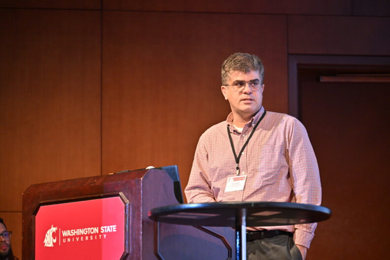 Dr. Saeed Lotfifard speaking at the ESIC 50th Anniversary Afternoon Session