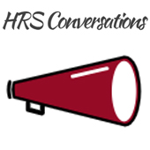 HRS Conversations with a red bullhorn.