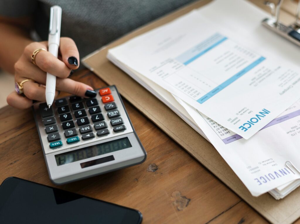 Calculator and paper