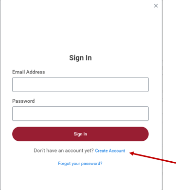Screenshot of the WSU Jobs sign-in window.