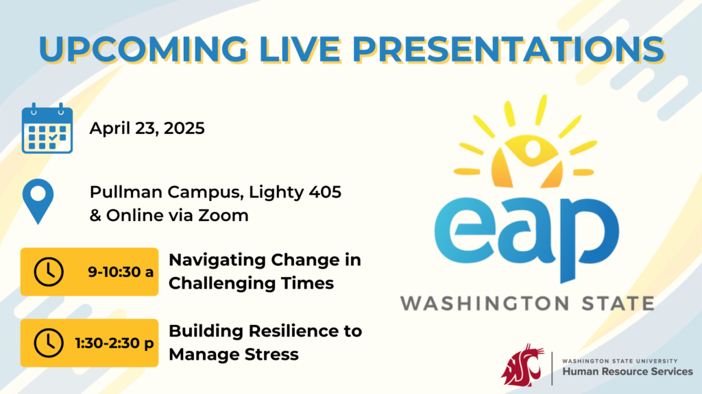 Upcoming presentations