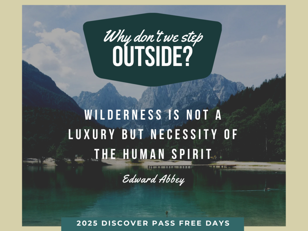 2025 Discover Pass Free Days
