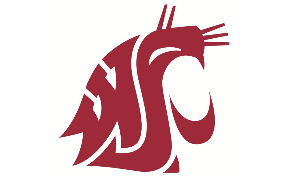 WSU Cougar logo: a silhouette of a cougar head formed from the letters WSU.