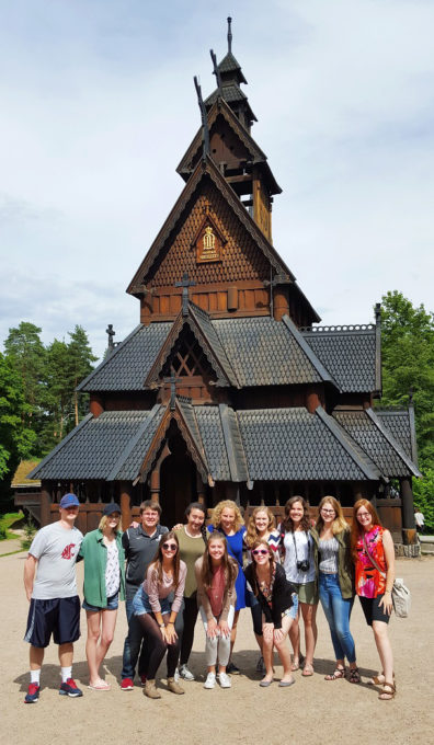 Student%20group%20outside%20of%20the%20large%20wooden%20Stave%20Church