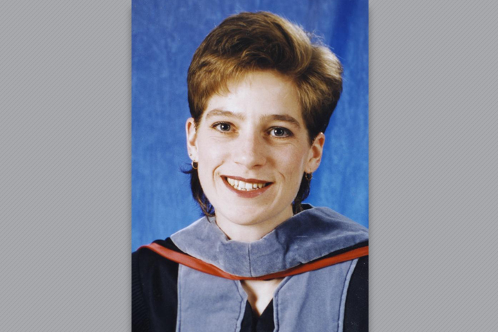 Caroline's graduation picture.