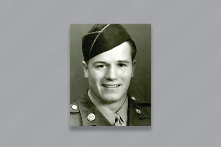 William in his military uniform.