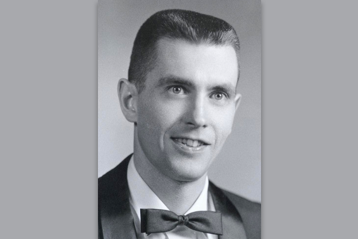 John as a DVM student.