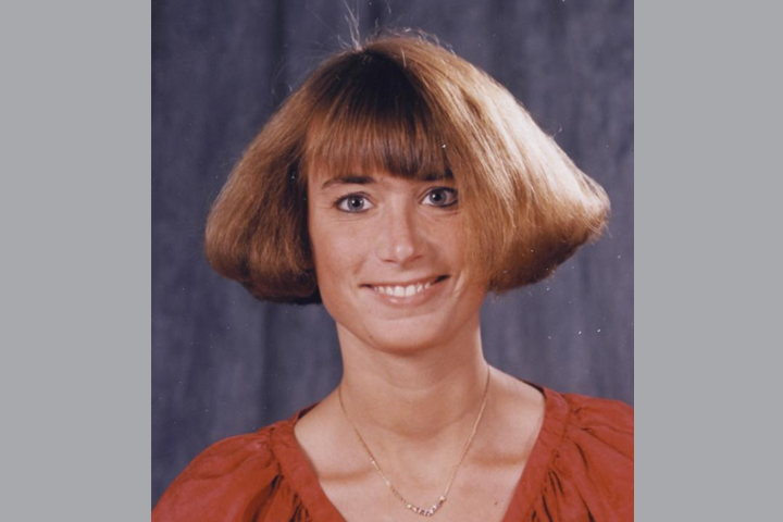 Kerstin's photo from her years as a DVM student.