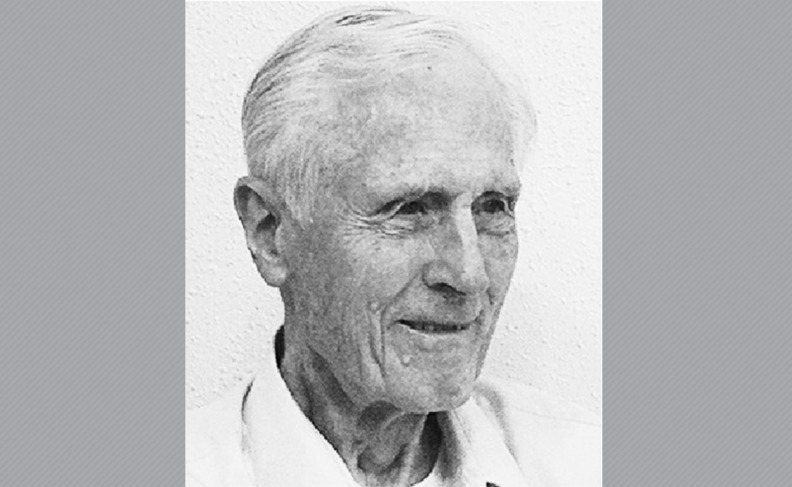 Black and white photo of Dr. Sexauer.