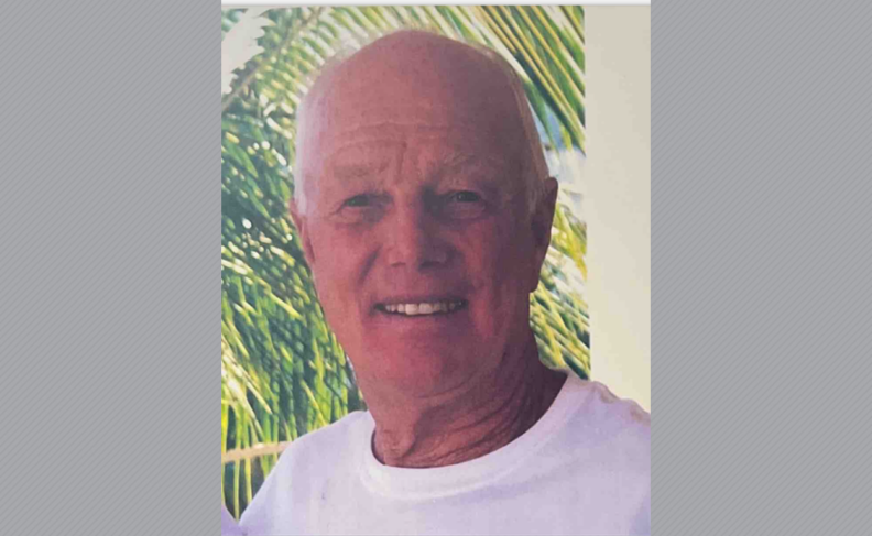 Bob Syvrud wearing white tshirt.