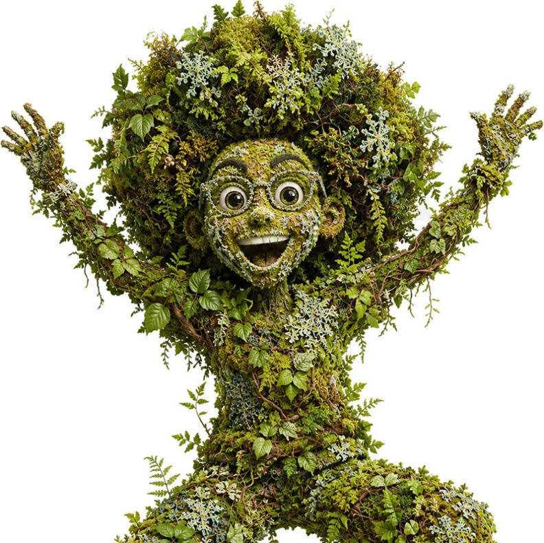 A happy plant researcher
