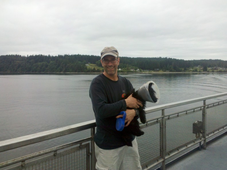 Dick and the cone of shame