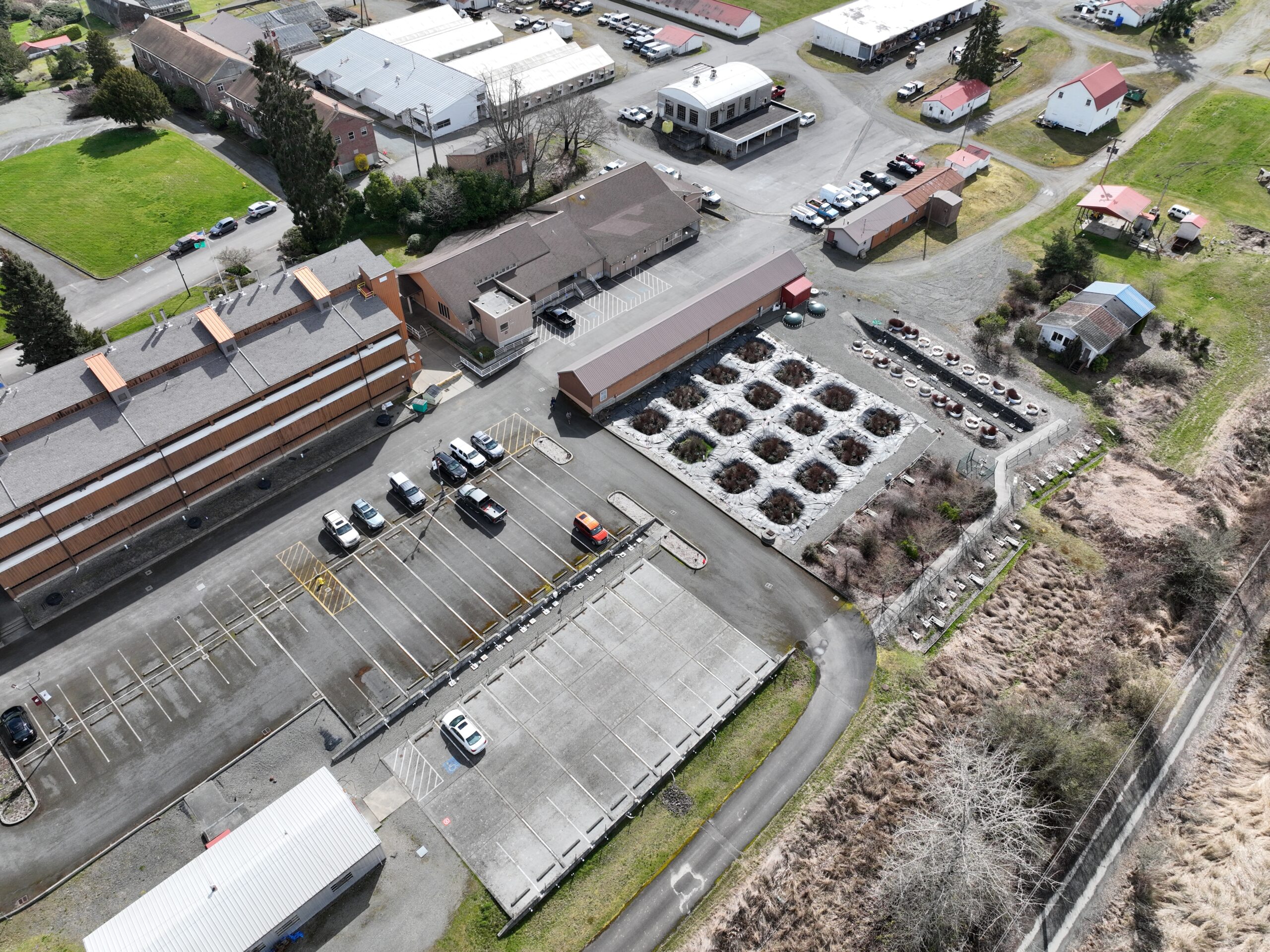 Drone Image of LID outdoor research facilities