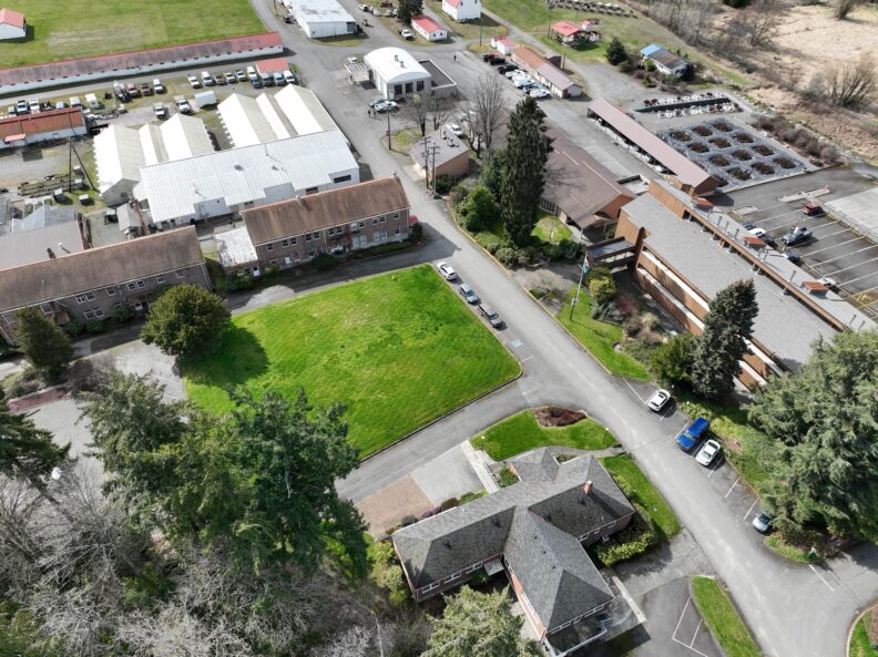 Drone image of WSU Puyallup