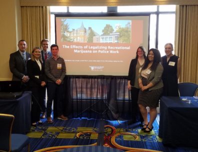 Group photo during presentation. 