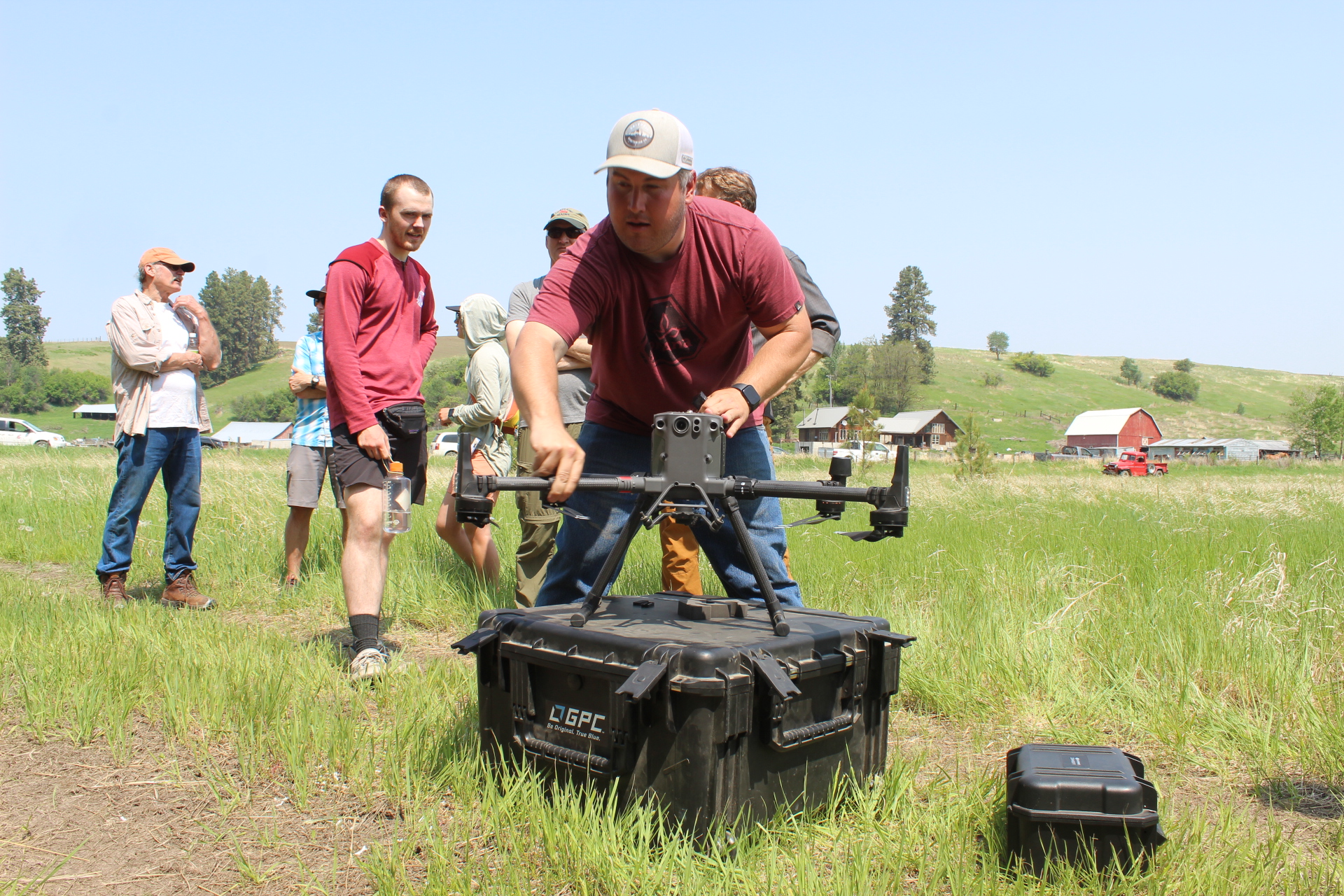 Group of researchers in the field.