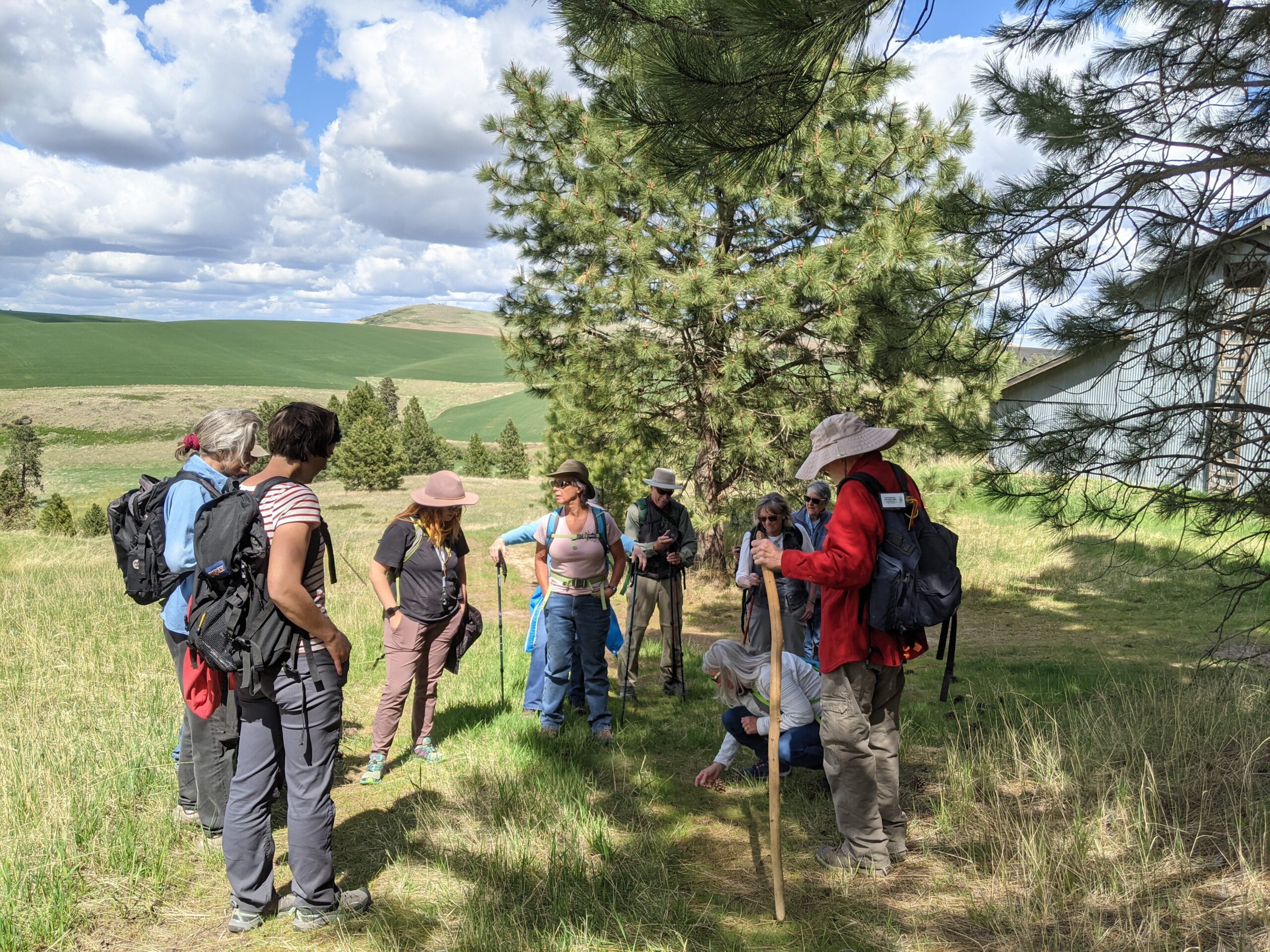 Group of researchers in the field.