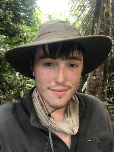 Travis King in his Honduras study area