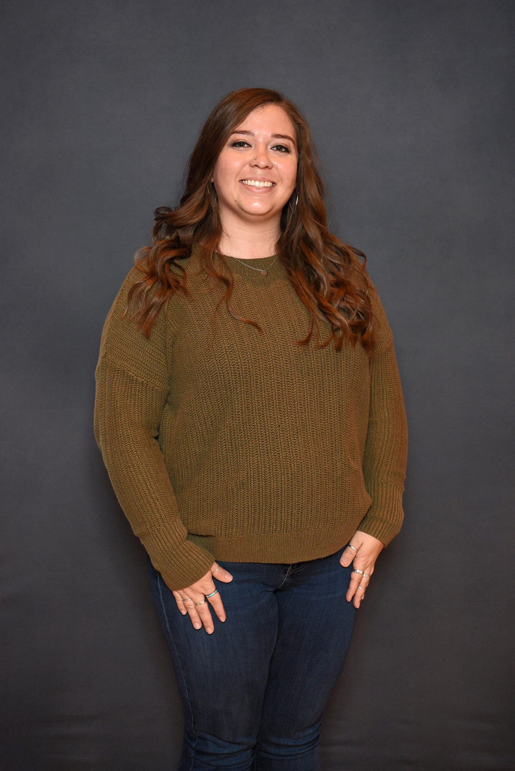 A portrait of Morgan Jernigan against a black backdrop.