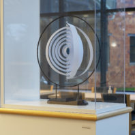 Paper and wire sculpture