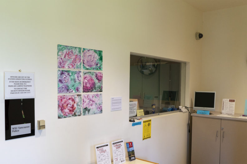 Public Safety flower paintings