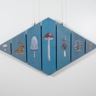 realistic shroom painting