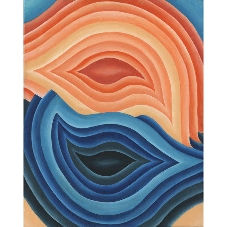 geometric abstraction painting