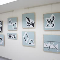 geometric shapes painting