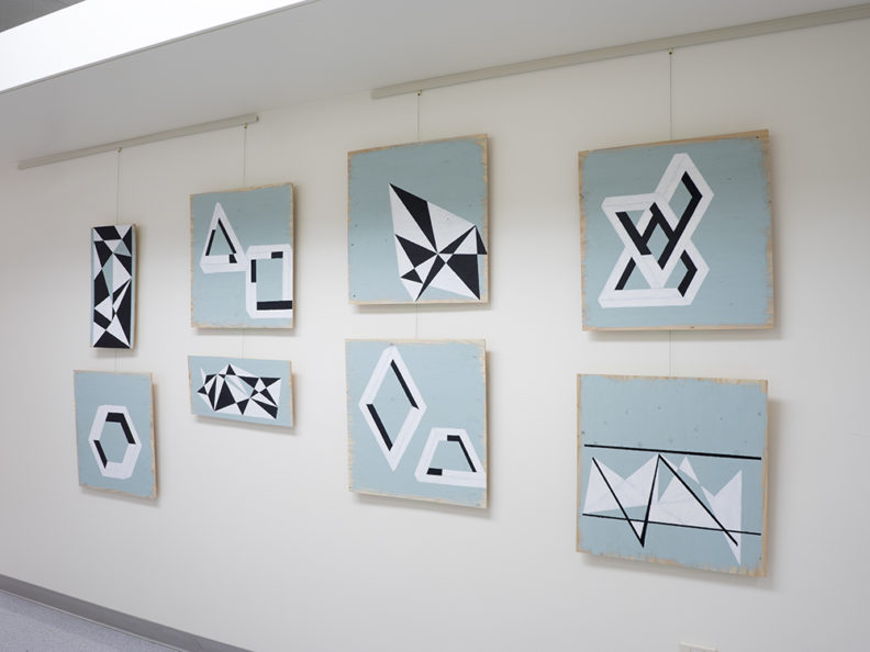 geometric shapes painting