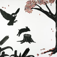 collage of flora and fauna