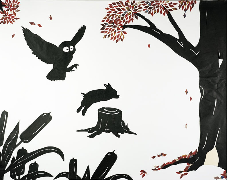 collage of flora and fauna