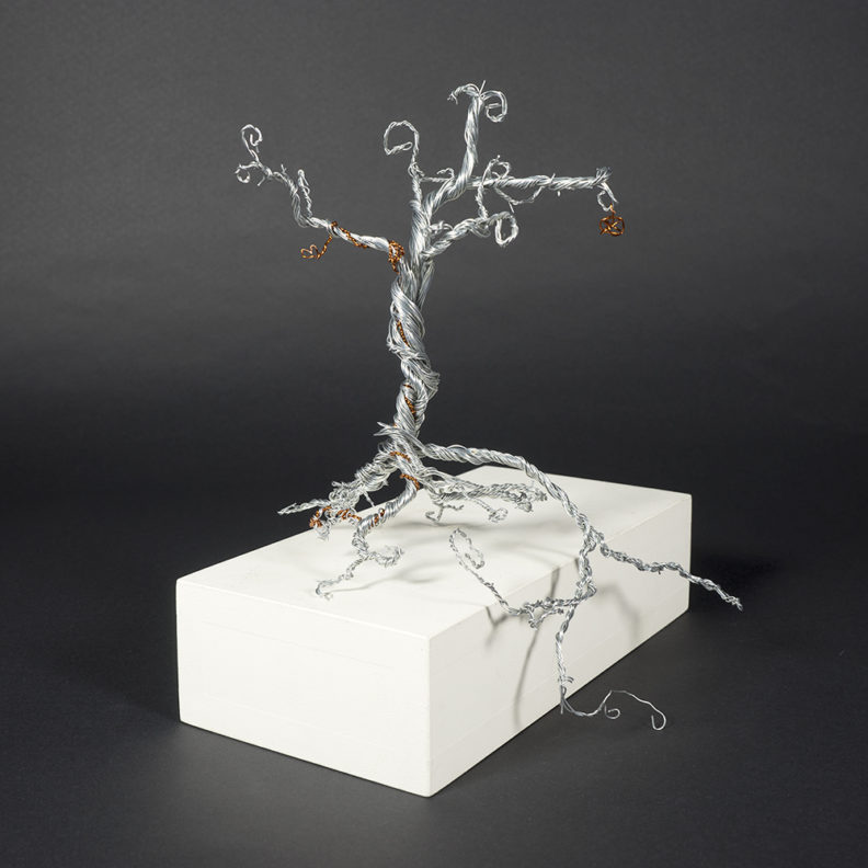 tree of copper and aluminum wire