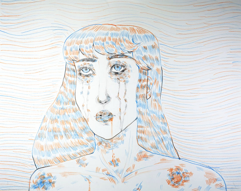 colored pencil drawing