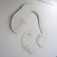 abstract topographic sculpture