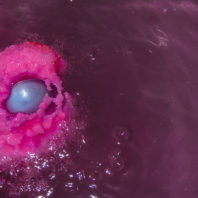 abstract photo of bubble bath