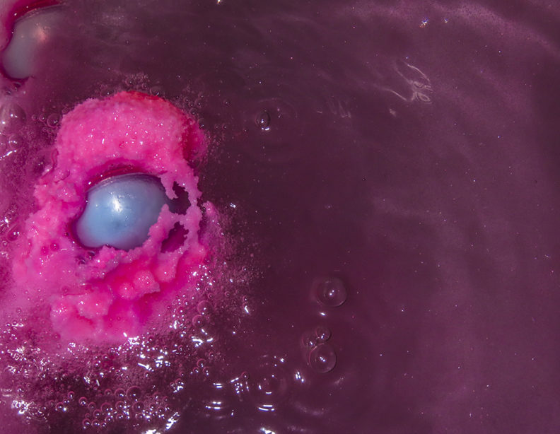 abstract photo of bubble bath