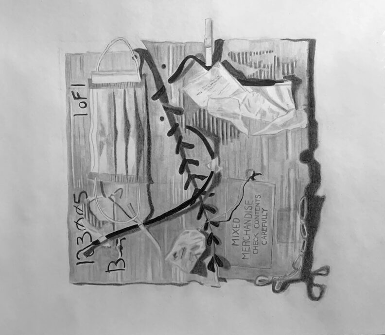 Detailed drawing of items