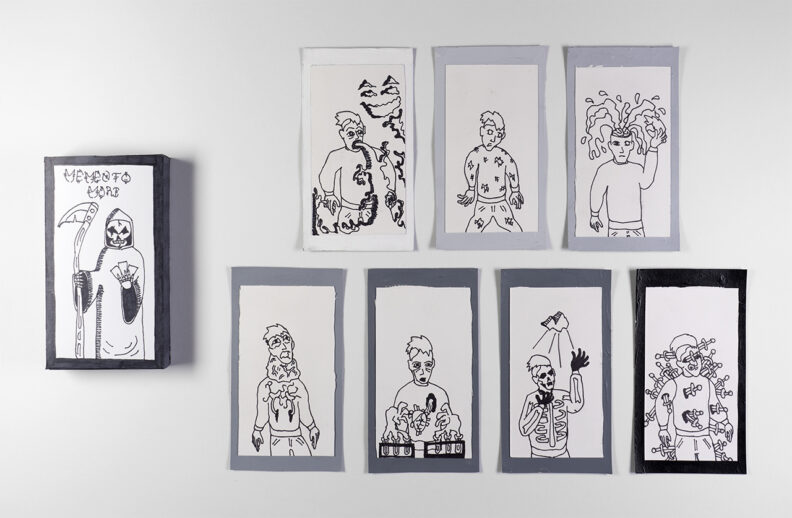 Memento Mori deck of cards