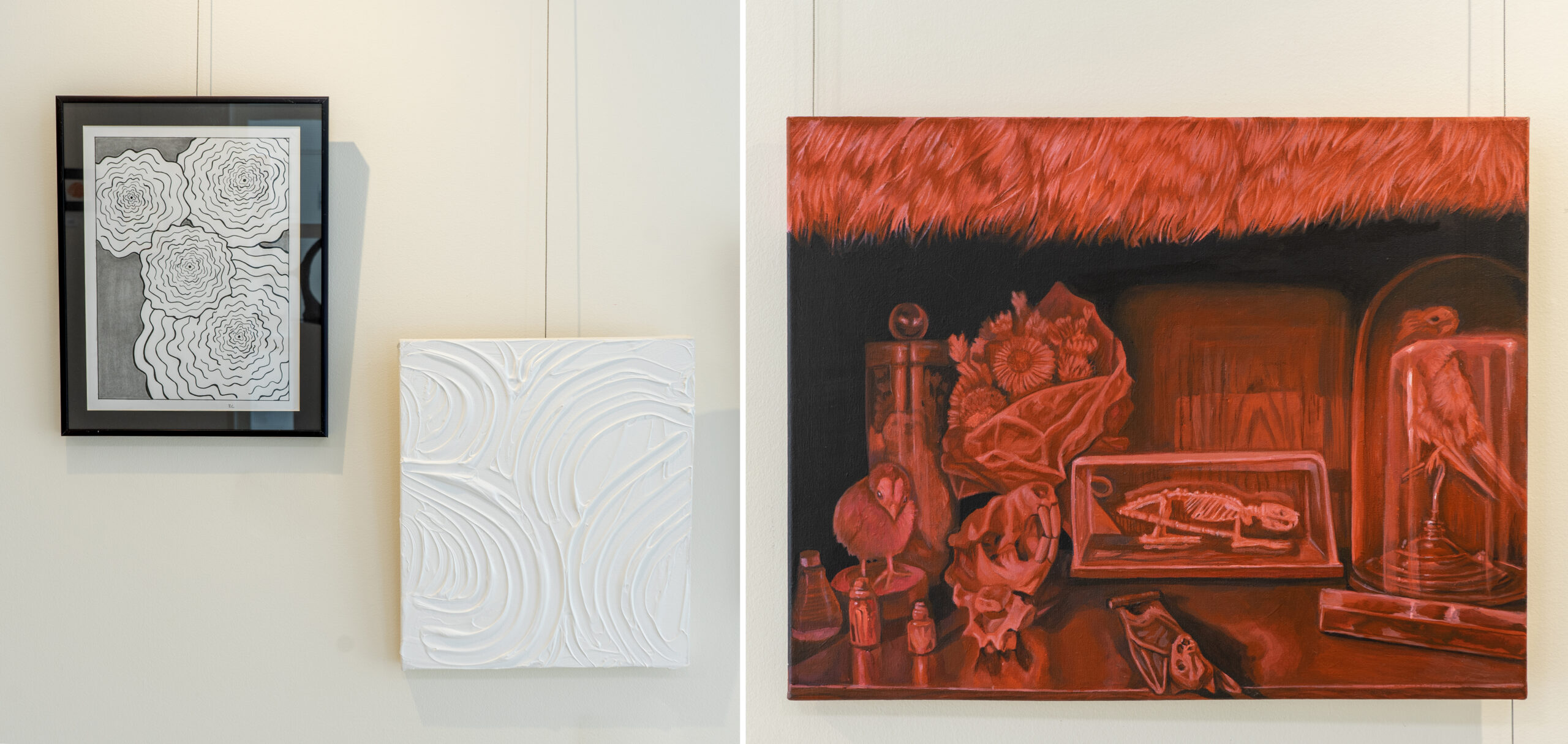 Close up photos of student work