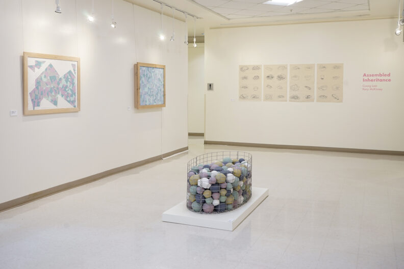 Installation shot of the show in the Dengerink Gallery.