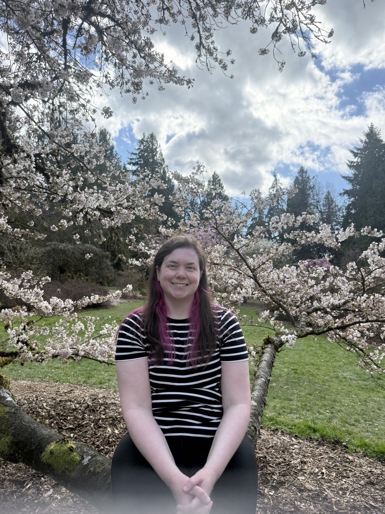 Picture of Kelsey Sallady (female) smiling outside.