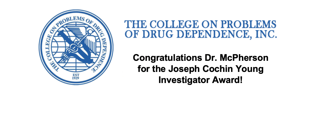 McPherson for Joseph Cochin Young Investigator Award